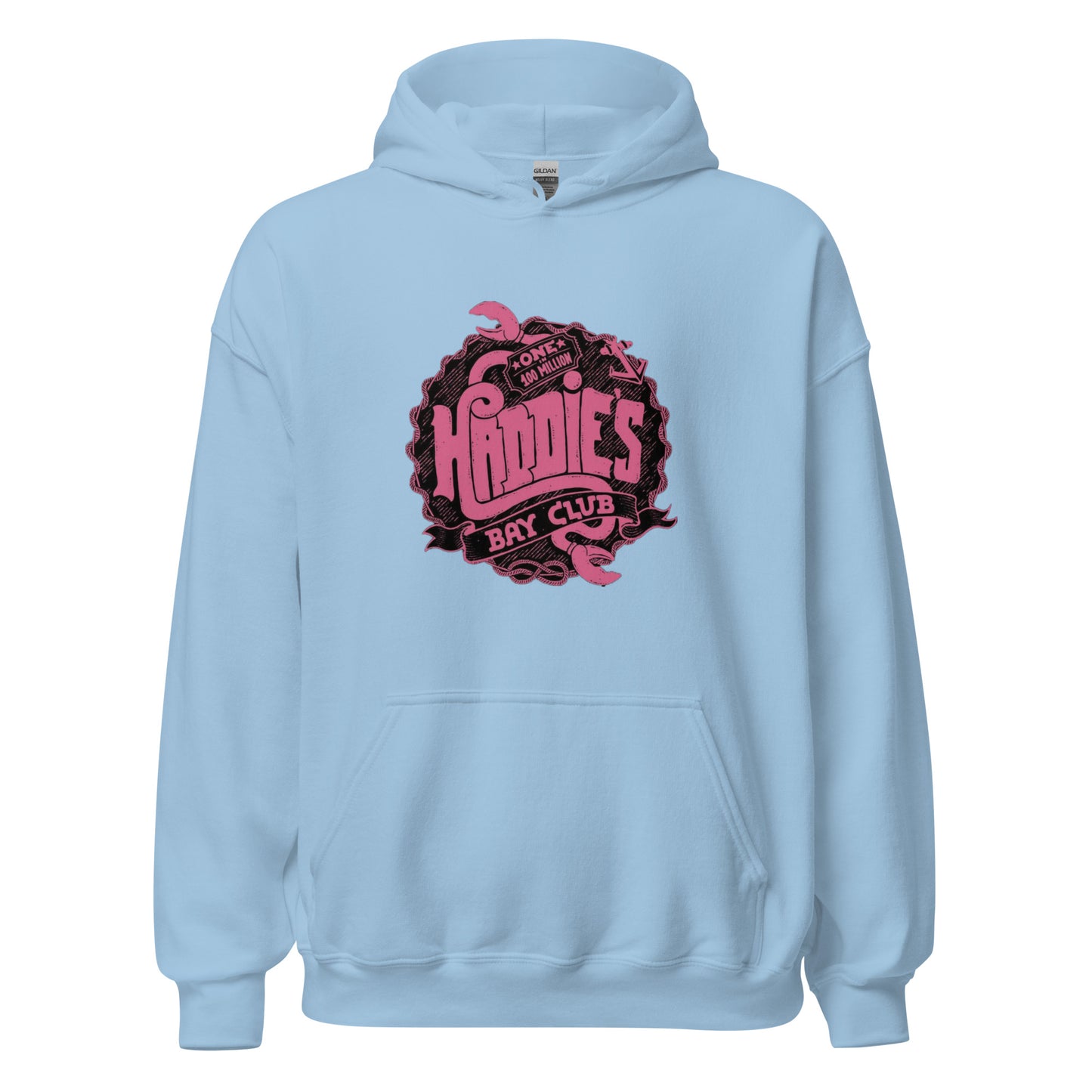 Haddies Classic Hoodie (Cotton Candy Pink)