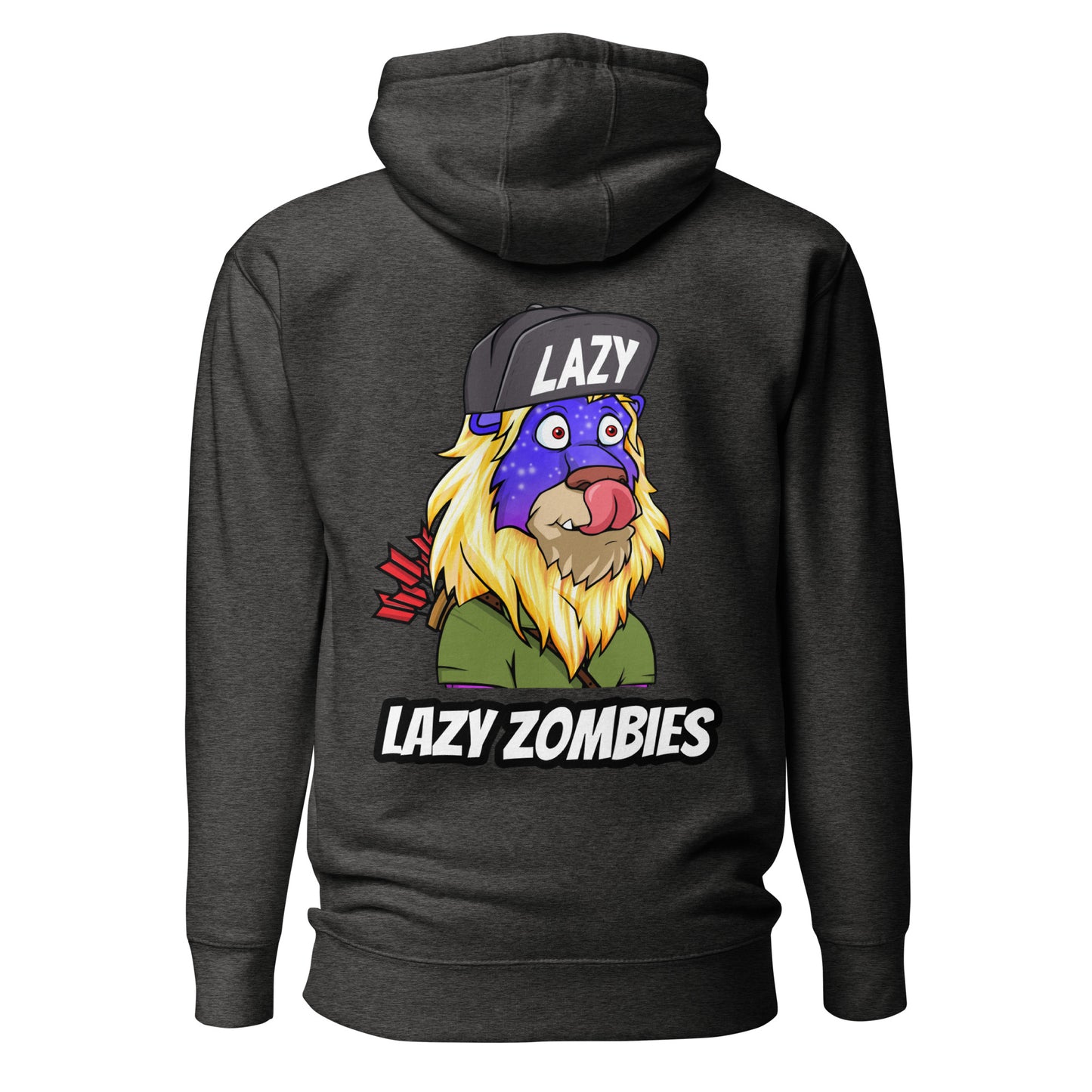 Custom Lazy Zombie Hoodie
